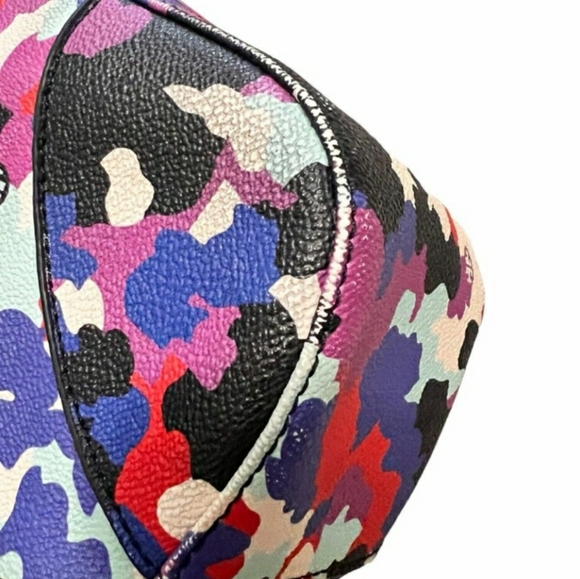 Tory Burch Robinson Floral Print Leather Handbag - Picture 12 of 13